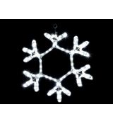 Гирлянда внешняя Delux Motif Snowflake 40 см 12 flash белый IP44 EN 90012961