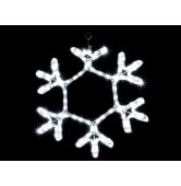 Гирлянда внешняя Delux Motif Snowflake 40 см 12 flash белый IP44 EN 90012961