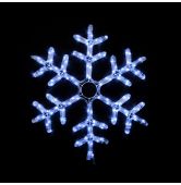 Гирлянда внешняя Delux Motif Snowflake 55 см 12 flash белый EN IP44 90012963