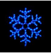 Гирлянда внешняя Delux Motif Snowflake 55 см 12 flash синий EN IP44 90012964