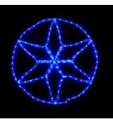 Гирлянда внешняя Delux Motif Star 0,6x0,6 м flash синий IP44 EN 90012984