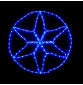 Гирлянда внешняя Delux Motif Star 0,6x0,6 м flash синий IP44 EN 90012984