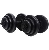 Гантели композитные 2 х 18 кг RN-Sport с ABS покрытием