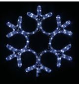 Мотив Снежинка Lumion 40х40 см 12LED белый с мерцанием 10704-NN