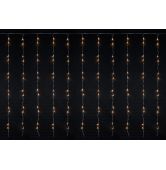 Гірлянда внутрішня Delux Waterfall С 264LED 3х2 м теплий білий/прозорий IP20 90018003
