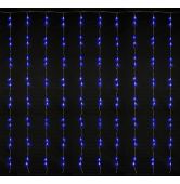 Гірлянда внутрішня Delux Waterfall С 320LED 3х3 м синій/прозорий IP20 90018008