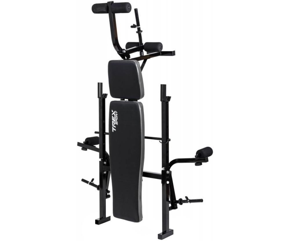 Набор Elitum Titan 165 кг со скамьей TrexSport TX-055