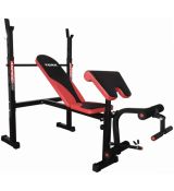 Скамья для жима со стойкой для штанги и партой Скотта York Fitness Aspire 320