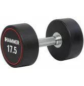 Гантель профессиональная 17,5 кг Hammer Compact PU