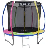 Батут с внутренней сеткой Atleto 8FT 252 см multicolor