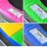 Батут с внешней сеткой Atleto 8FT 252 см multicolor - фото №1