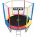 Батут с внешней сеткой Atleto 8FT 252 см multicolor - фото №2