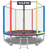 Батут с внешней сеткой Atleto 10FT 312 см multicolor