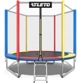  Батут с внешней сеткой Atleto 6FT 183 см multicolor