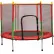 Батут с внешней сеткой Atleto 5FT 140 см KRB01 красный