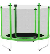Батут с внешней сеткой Atleto 5FT 140 см KRB10 зеленый