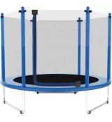 Батут с внешней сеткой Atleto 5FT 140 см KRB10 синий
