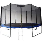 Батут с внешней сеткой Atleto 14FT 435 см (21000300) синий