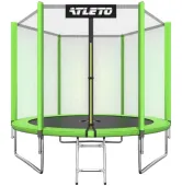  Батут с внешней сеткой Atleto 6FT 183 см зеленый