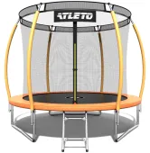 Батут с внутренней сеткой Atleto 8FT 252 см оранжевый