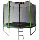 Батут с внешней сеткой Atleto 10FT 312 см зеленый