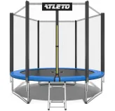 Батут с внешней сеткой Atleto 8FT 252 см (20000800) синий