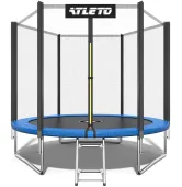  Батут с внешней сеткой Atleto 8FT 252 см (20000800) синий