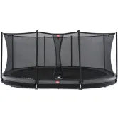 Батут BERG Grand Favorit InGround 17FT 520 Grey + сетка Safety Net Comfort (30.23.65.31)