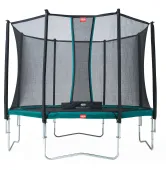 Батут BERG Favorit Regular 11FT 330 Green + Safety Net Comfort (35.11.37.00)