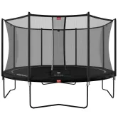 Батут BERG Favorit Regular 12FT 380 Black + Safety Net Comfort (35.12.14.01 + 35.74.12.03) 35.12.95.02