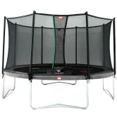Батут BERG Favorit 14FT 430 + сетка Safety Net Comfort (35.14.13.00 + 35.74.14.03) 35.14.94.01 Grey
