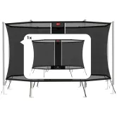 Защитная сетка без крепления (8 стоек) BERG Comfort 12FT 380 см 51.30.74.20