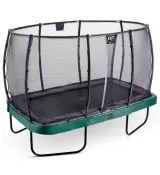 Батут EXIT Elegant Premium 7 Ft 214х366 см с защитной сеткой прямоугольный Green