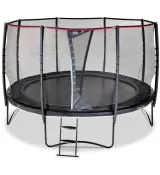 Батут EXIT PeakPro 14 Ft 427 см с защитной сеткой Black