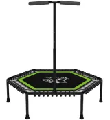 Батут для фитнеса с ручкой FitToSky 4FT 127 см зеленый