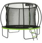 Батут с внутренней сеткой Leobro Premium Pro 12FT 374 см Green