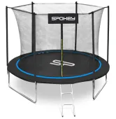 Батут Spokey Jumper 8FT 244 см черно-синий с внутренней сеткой