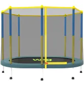 Батут манеж 170 x 107 см овальный с сеткой WCG Oval