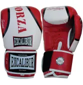 Перчатки для бокса Excalibur 550-05 Red/White 12 oz