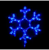 Гирлянда внешняя Delux Motif Snowflake 40 см 12 flash синий IP44 EN 90012962