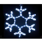 Мотив Снежинка Lumion 40х40 см, синяя 10701-NN