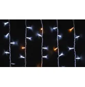 Гирлянда внешняя Delux Icicle 108 LED бахрома 2x1m 27 желтый flash белый/белый IP44 EN 90015177