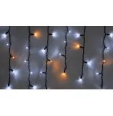 Гирлянда внешняя Delux Icicle 75 LED бахрома 2x0,7m 18 желтый flash белый/черный IP44 EN 90015182