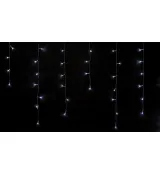 Гирлянда внутренняя Delux Icicle С 100 LED бахрома 3,2x0,7m белый/прозрачный IP20 90015252