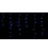 Гирлянда внутренняя Delux Icicle С 100 LED бахрома 3,2x0,7m синий/прозрачный IP20 90015253