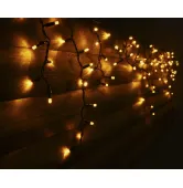 Гирлянда внешняя Lumion Icicle 120 Led 2х0.9 м белый/желтый 2001-DЕ