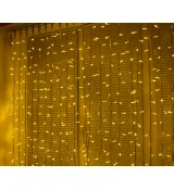 Гирлянда внешняя Lumion Curtain 288 Led 1.5х1 м черный/желтый 2027-DЕ