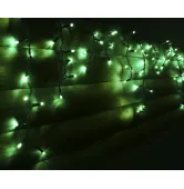 Гирлянда внешняя Lumion Icicle 90 Led 2х0.5 м черный/зеленый 2040-DЕ