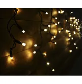 Гирлянда внешняя Lumion Icicle 90 Led 2х0.5 м черный/теплый белый с мерцанием 20441-DЕ