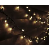 Гирлянда внешняя Lumion String 100 Led 10 м черный/теплый белый 2047-DЕ